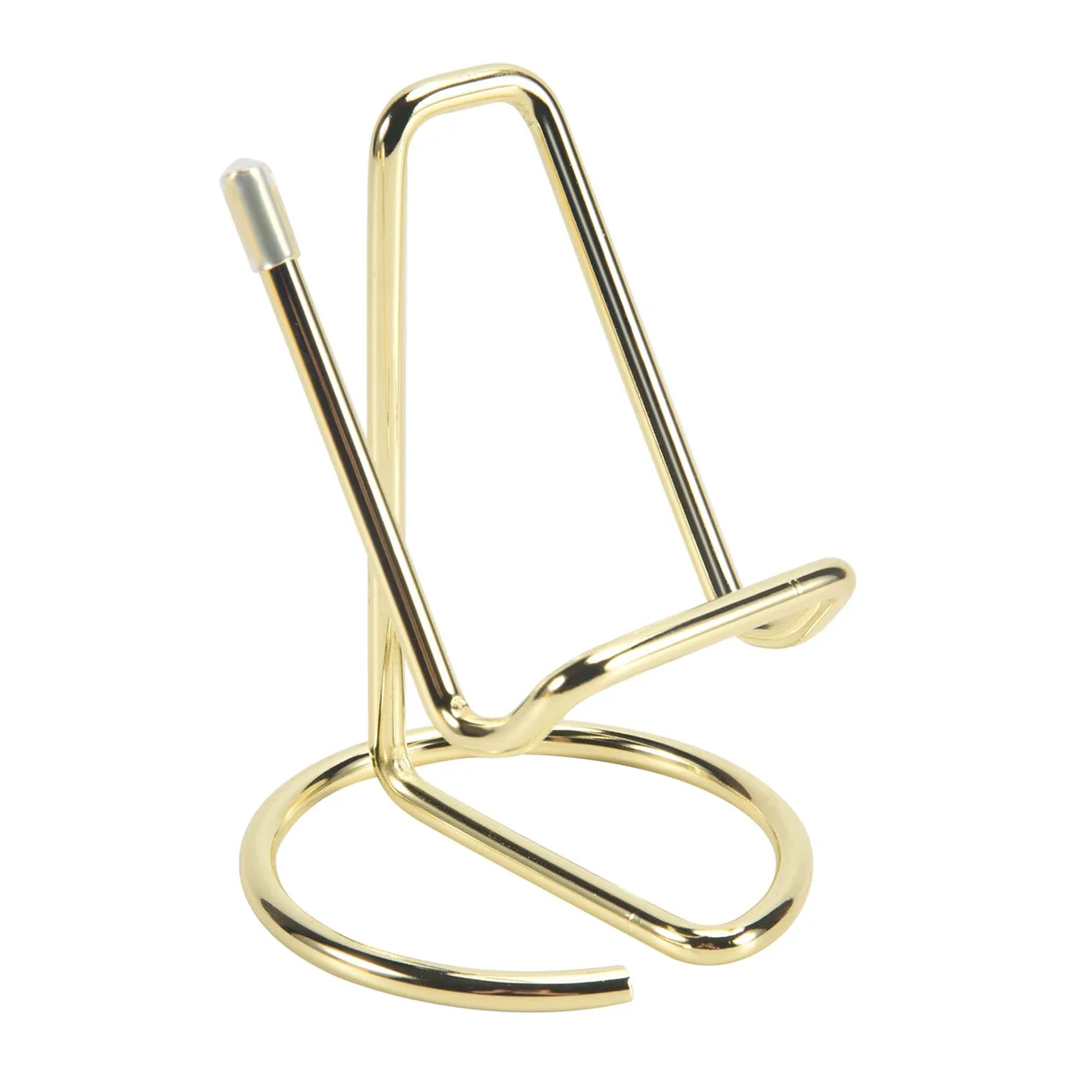 SLQZT Business Card Holder for Desk, Metal Business Card Display Holder Stand, Office Desktop Name Card Holder (Gold)