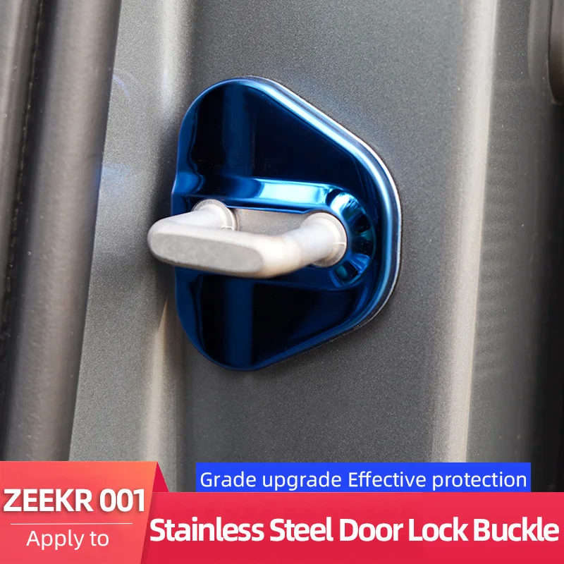 For ZEEKR 001 Stainless Steel Door Buckle Vehicle Parts Rust-proof Car Protection Accessory