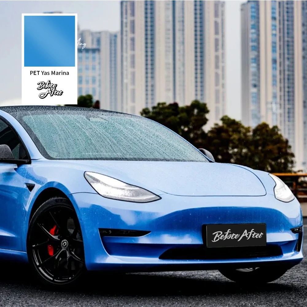 Color-changing Film Good Quality Super Metallic Colour Change Car Body Wrapping Vinyl Film PET Yas Marina