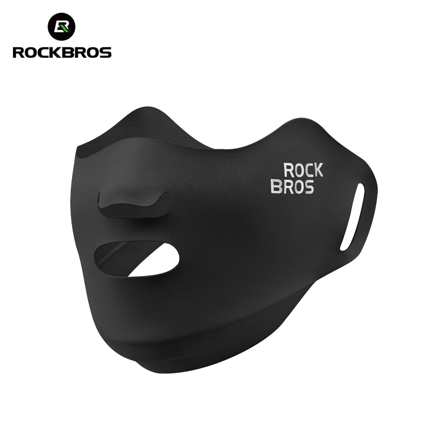 ROCKBROS Face Mask Fleece-lined Inner Layer Mask Eye Protection Corner Design Outdoor Breathable Reflective Windproof Mask