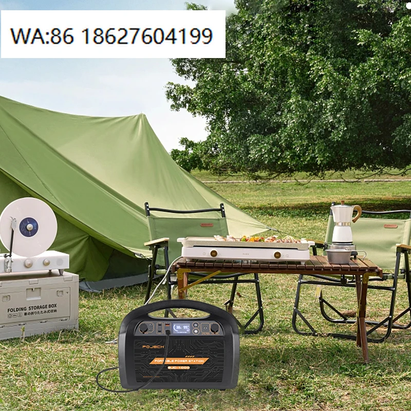 200W-1600W Multifunctional Solar Power Station MPPT Controller EU US Plug Home Outdoor Camping Energy Storage Generator