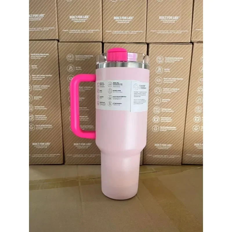 2025 الوافدين الجدد كوب القهوة الحراري مع القش مكنسة من الفولاذ المقاوم للصدأ معزول بهلوان 40 أوقية كوب السفر المثلج الحراري للخارجية #2