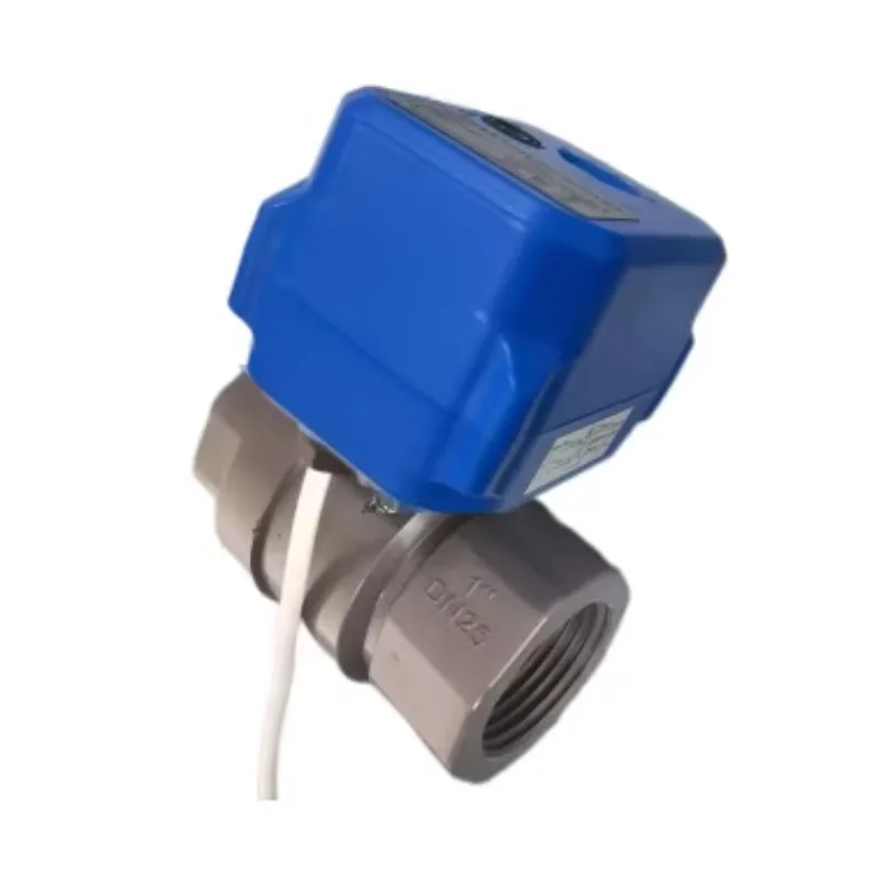 

DC12V/24V AC220V electric actuator valve 2-way UPVC water electric