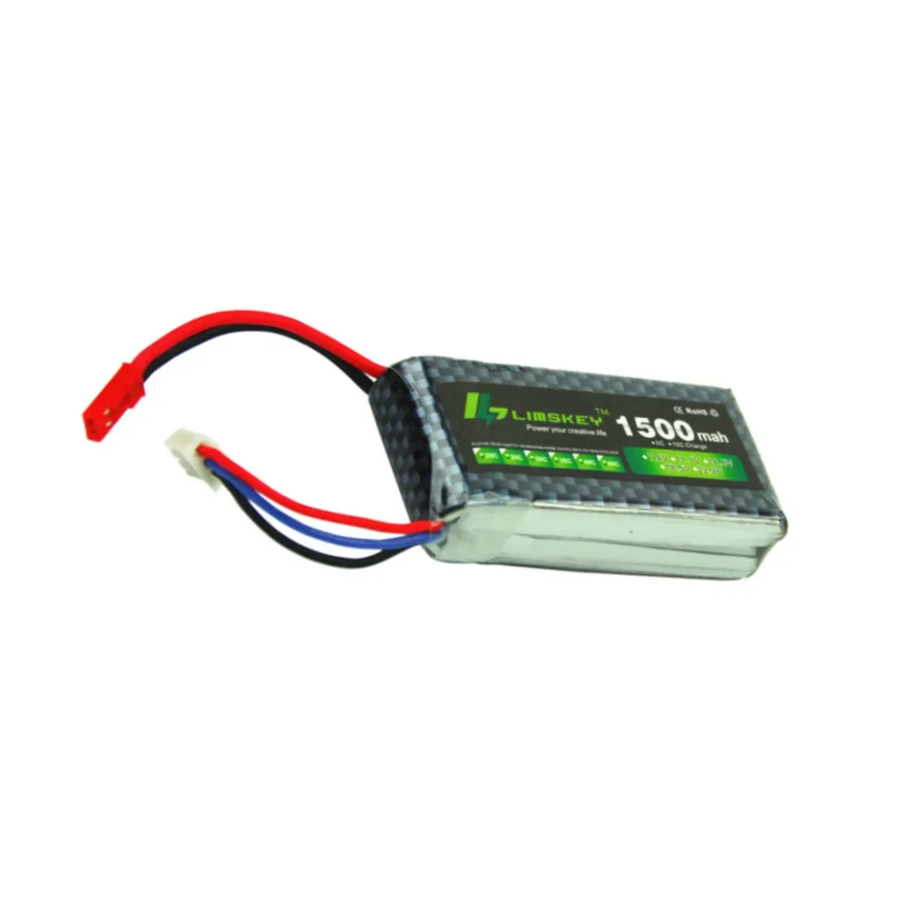 Akumulator Lipo 7,4 V 1500 mAh do części helikoptera RC Car Boat Drone 2s Bateria litowa Akumulator 7,4 V z wtyczką JST/T/XT60