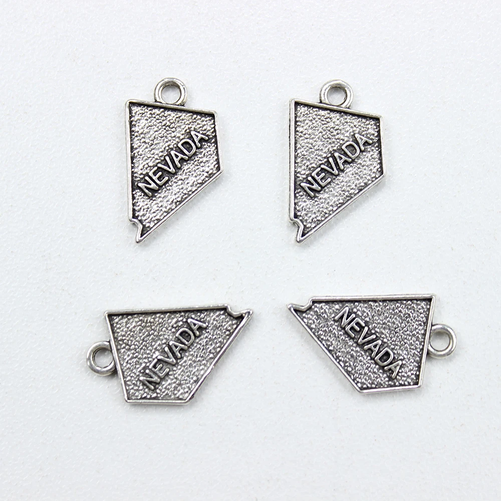 10Pcs/ Charm Map For Each Country For Earring Bracelet Key Chain Diy Jewelry Making Finddings  Accessories