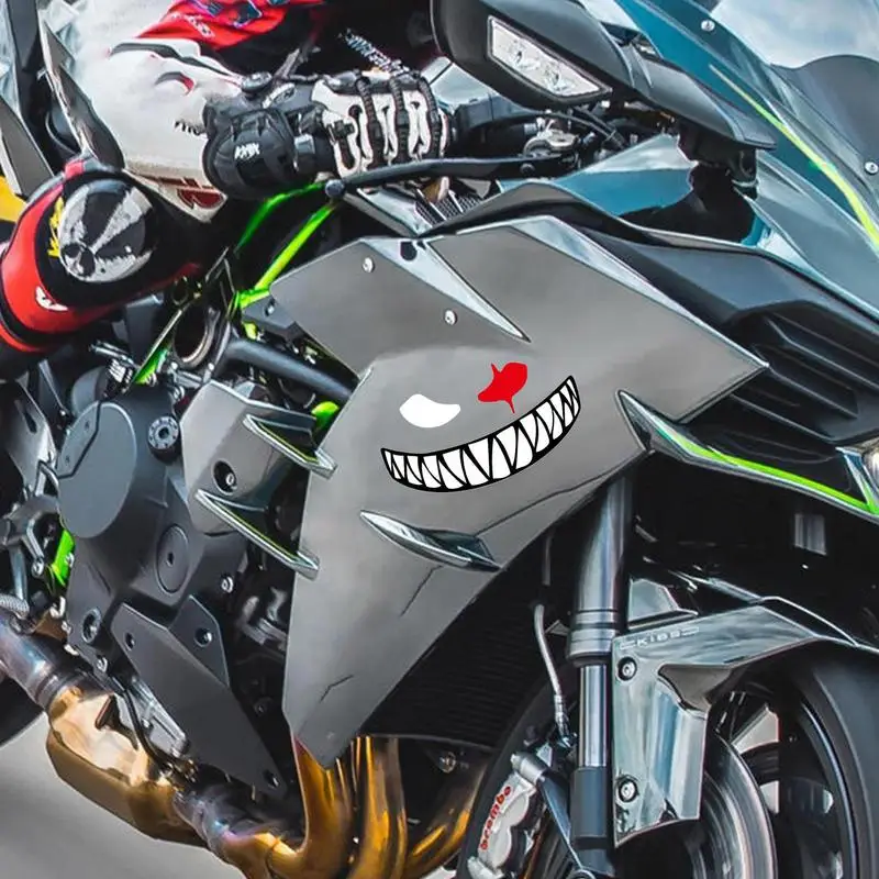 Biker Stickers Funny Adult Stickers Decorative Reflective Stickers Strong Adhesion Devil Eye Design For Pickup Truck Car SUV