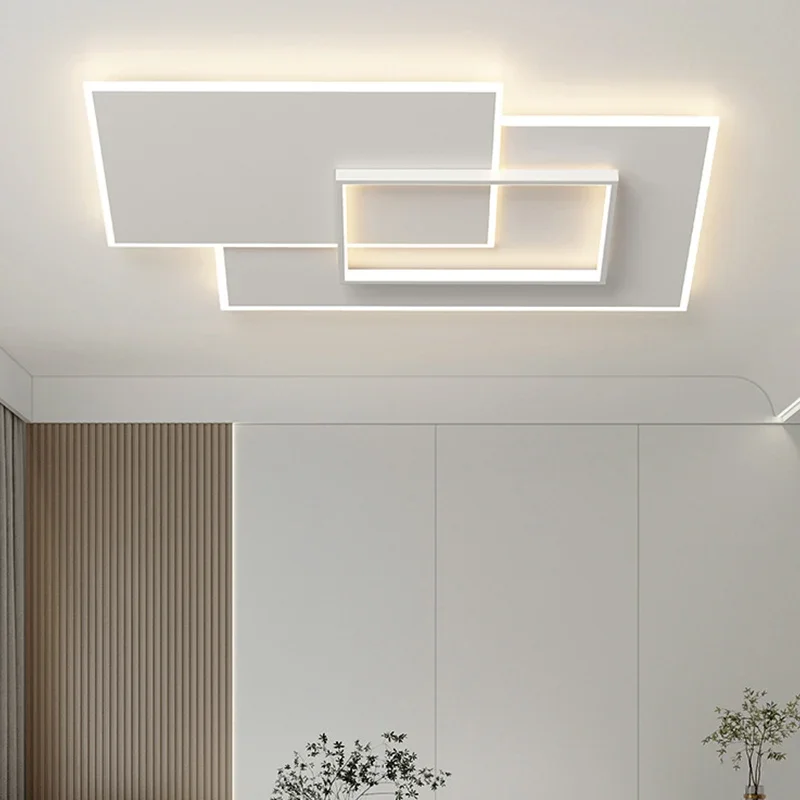 

Modern Rectangular Led Ceiling Lights Minimalism Living Room Acrylic Mounted Lamp For Bedroom Indoor Lighting Lamps Luminarias