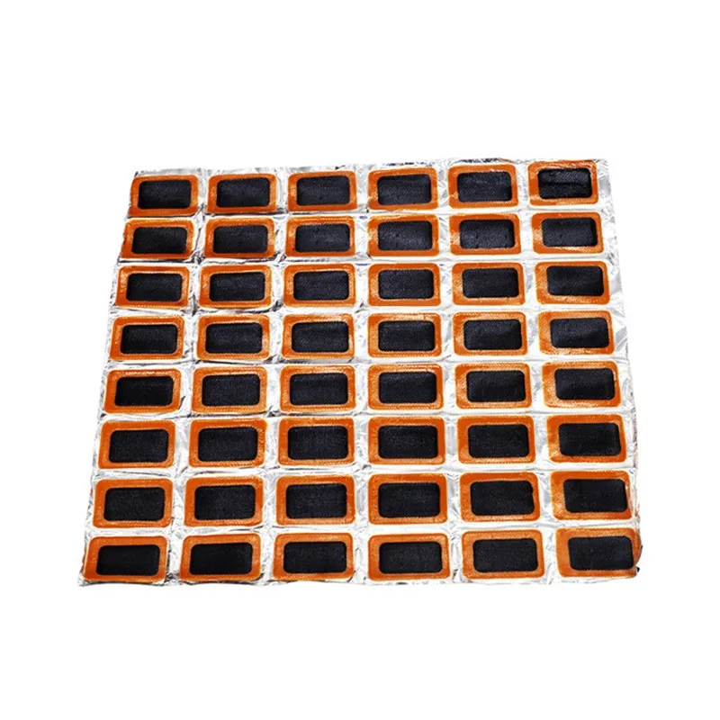 48PCS 25mm Round/Square Rubber Bicycle Tire Patch Cycle Repair Tools Cycling Bike Tire Tyre Inner Tube Puncture Repair Tool