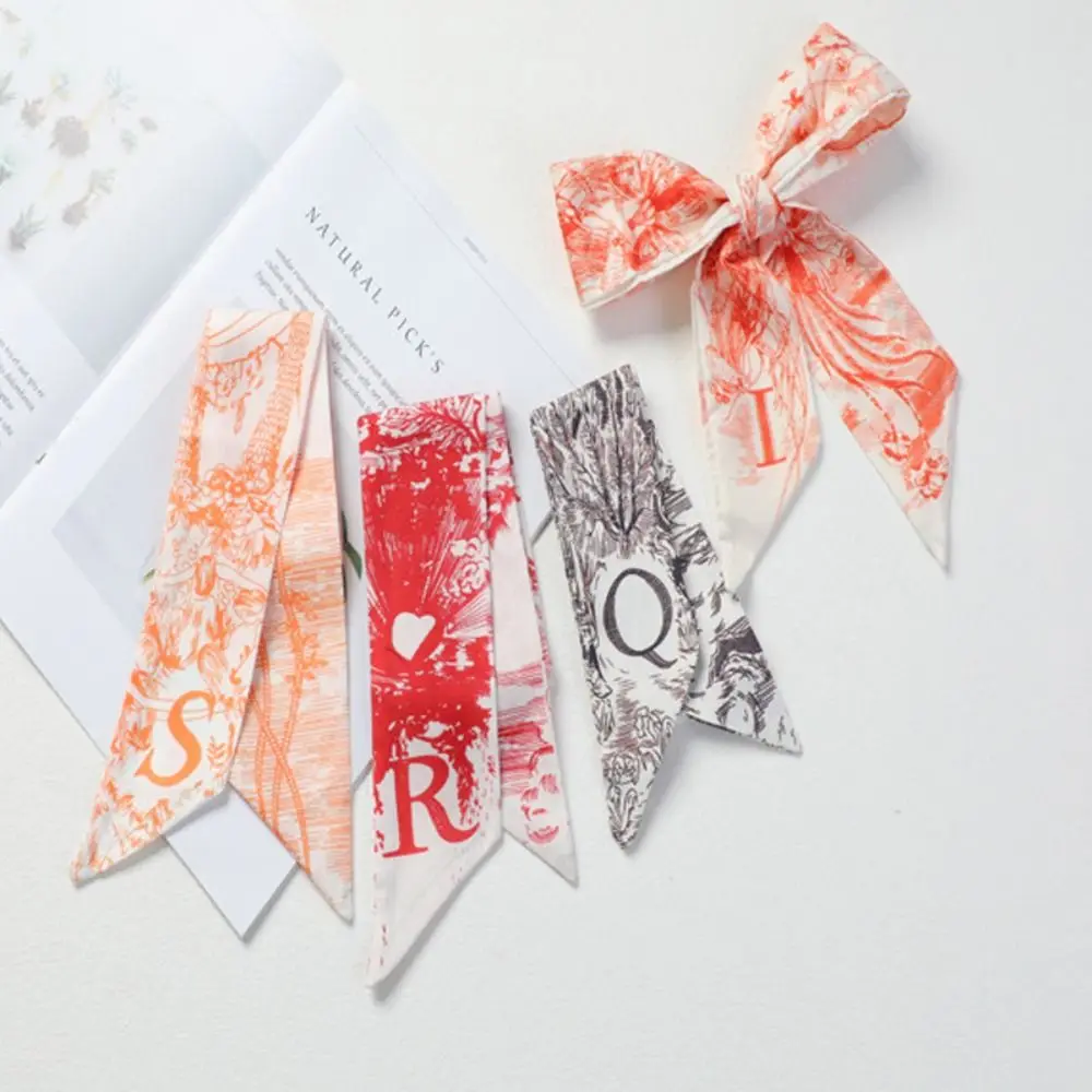 

New Letters Design Tarot Constellation Scarf Fashion Print Elegant Neckerchief Headband Gift