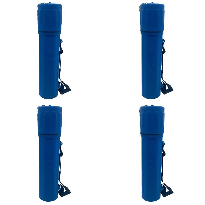 HRBAJ-4X Blue 10LB Guard Welding Weld Electrode Rod Storage Tube Container Hold Cannister With Straps And Chain