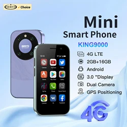 SERVO KING9000 Android Mini Smartphone 4G LTE 2GB+16GB Memory Play Store GPS Face Unlock 3.0