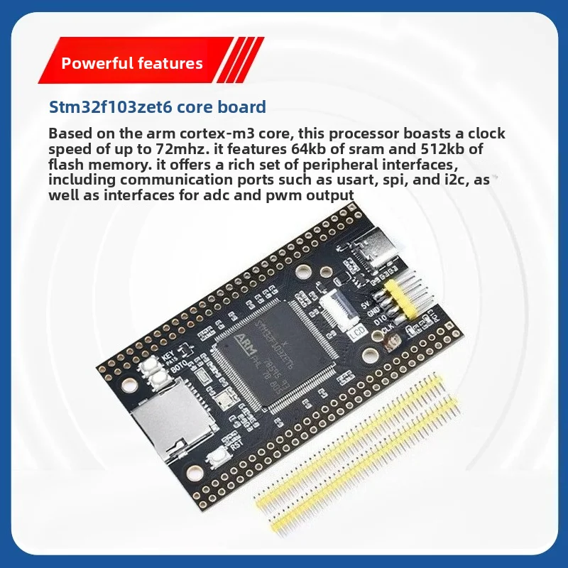 STM32F103ZET6 Development Board – Minimum System Core Board for Embedded Learning & Prototyping