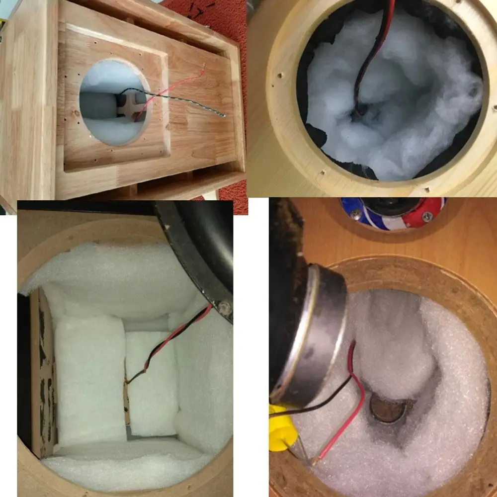 1Pcs 30x100cm Sound Absorbing Cotton Polyester Fiber Wool Sound Insulation Speaker Cabinet Accessory Flame Retardant