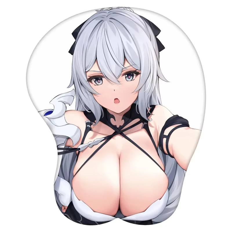 Bronya Zaychik Honkai Impact 3rd 3D Mouse Pad Anime Mousepad Wrist Rest Silicone Sexy Creative Gaming Mat Gift