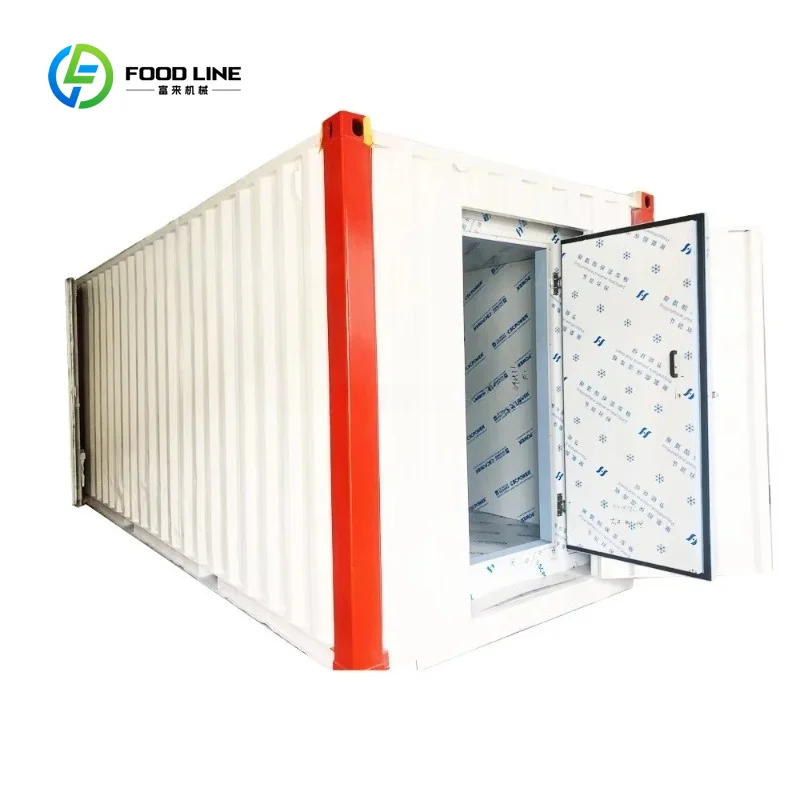Customized 20ft Solar Powered Container Cold Storage Room 4HP Off-grid Mobile For Food CE Certified
