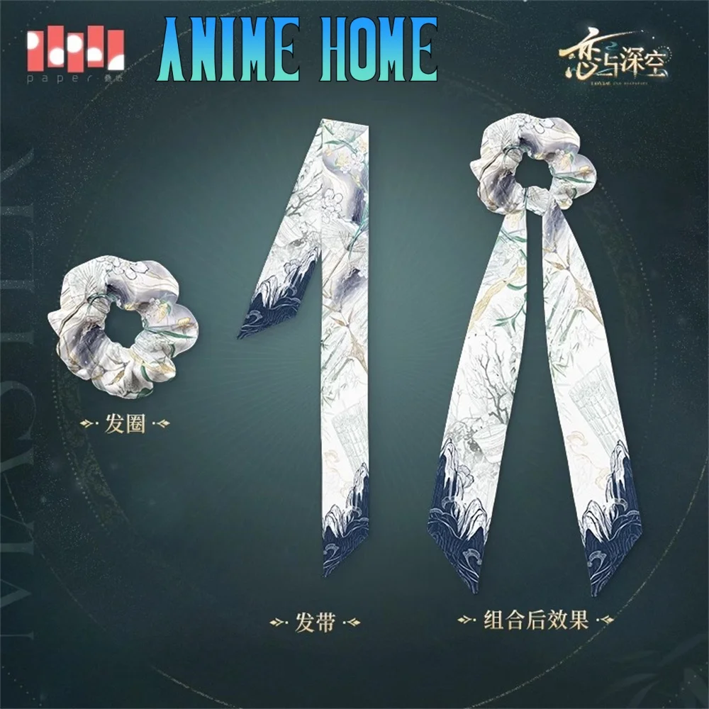 

Официальная оригинальная игра Love and Deepspace Zayne, повязка для волос, галстук для волос, милый подарок для косплея