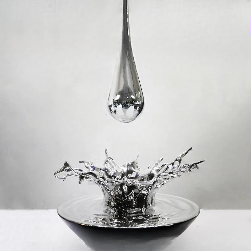 

FRP electroplating ceiling water drop sculpture pendant water flower jewelry ornament
