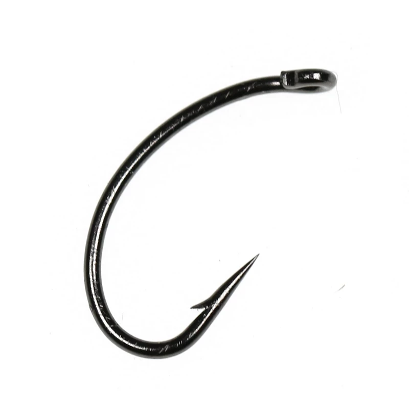 Wifreo 100PCS Fly Tying Hook Nymph Bug Shrimp Scud Pupae Larvae Caddis Flies Fishing Hooks #8~#16 Fly Fishing Hook