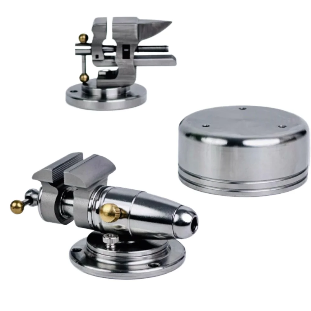 1.2 Inch Mini Bench Vise 304 Stainless Steel Desktop Bench Vise Small Workbench Hand Repair and Fixing Tool Small Bench Vise