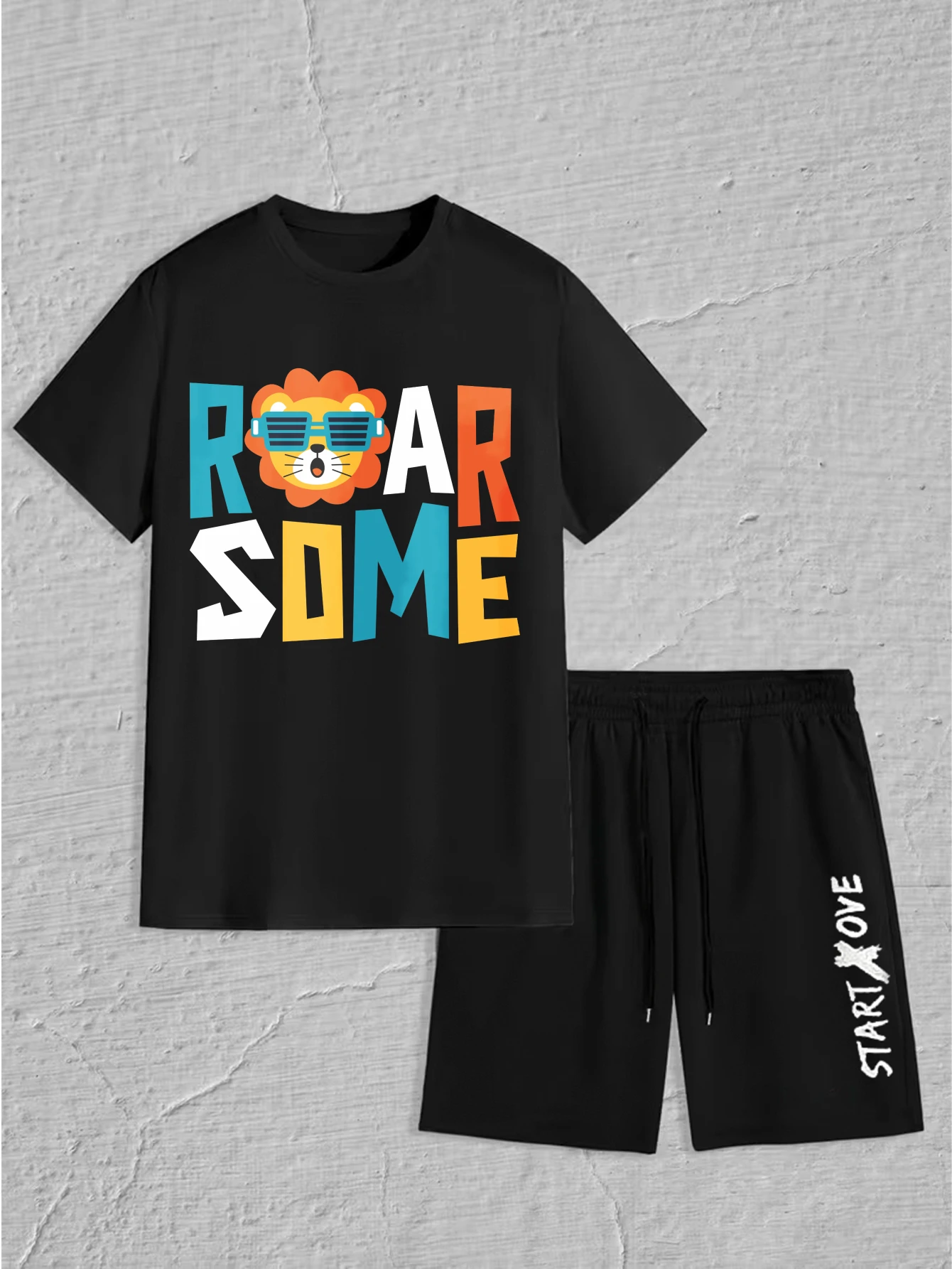 

Мужские комплекты, дышащие мужские Chandals с коротким рукавом + шорты, футбольная модная мужская летняя одежда из полиэстера, комплект из 2 предметов