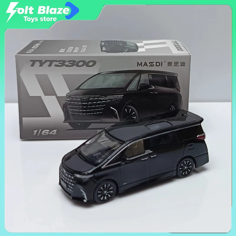

Masdi Toyota Alphard MPV 2023 DieCast Car Model 1/64 Scale Simulation Vehicle Display Car Model Desktop Static Model Boy Gifts