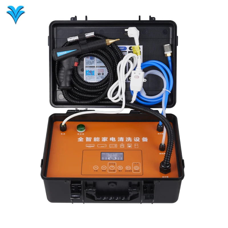 

3800W Powerful Commercial Dry Steam Cleaner vapor Machine Car Heavy Duty Portable Pressure Steam Cleaner with Ozone
