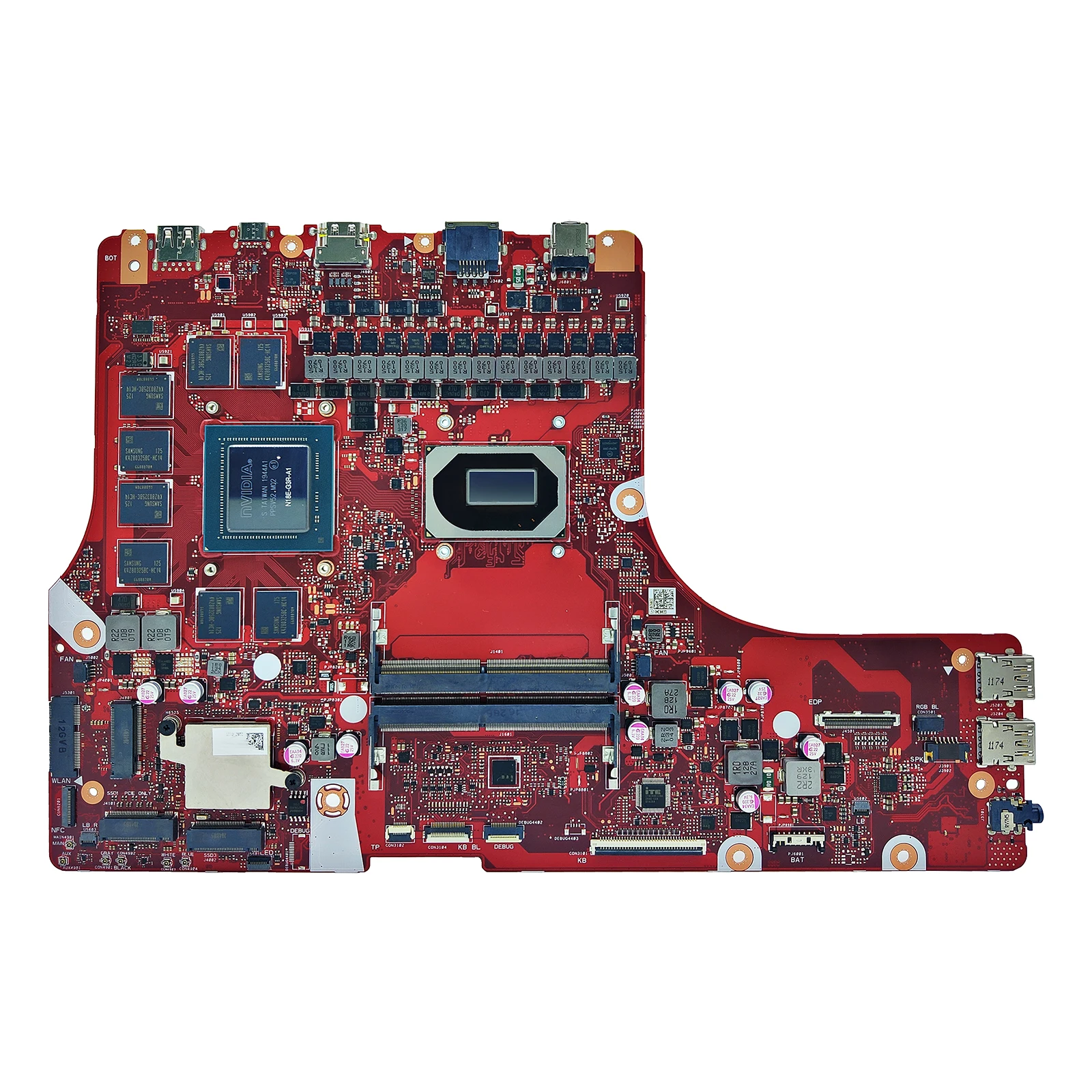 Placa-mãe para asus rog strix cicatriz 17 g732 g532 g532lxs gl732lxs g732lx placa-mãe do portátil i5 i7 i9 10th gen RTX2080-V8G