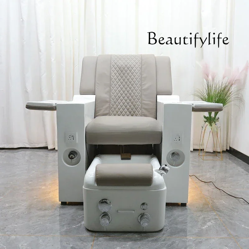 

Laminated Nail Sofa Electric Massage Foot Massage Chair Nail Shop Fiberglass Eyelash Foot Therapy Sofa Chair