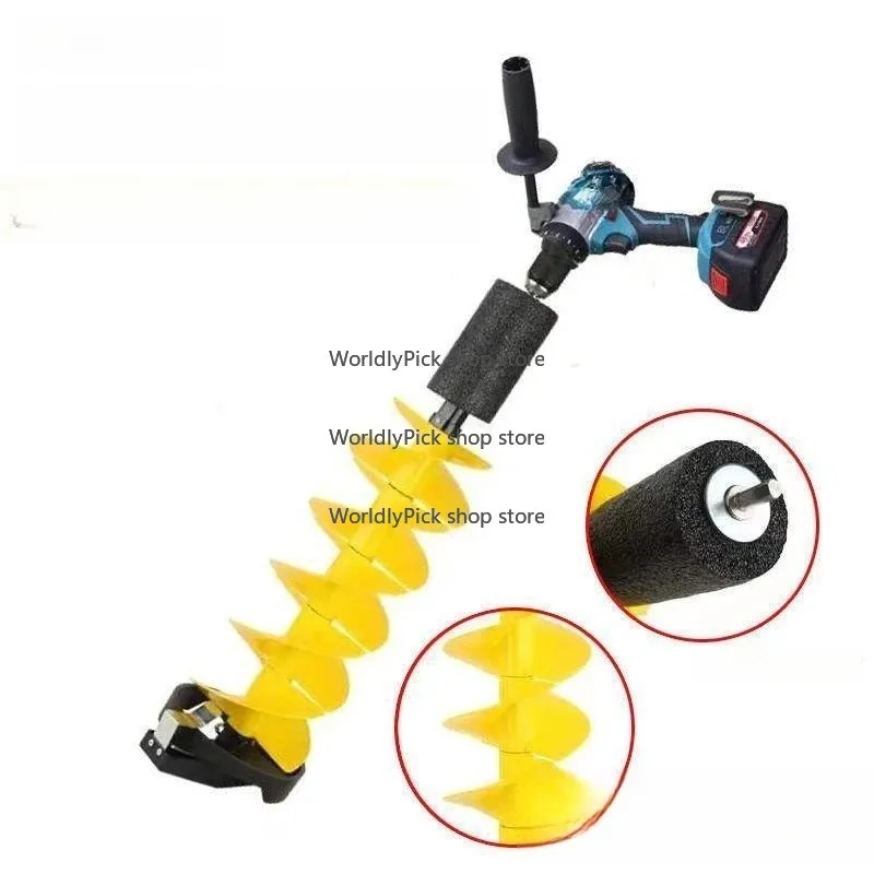 Factory Direct Electric Ice Drilling Auger Machine Rechargeable Battery Cordless Drill