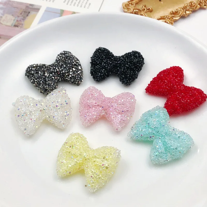 Cute Butterfly Sugar Beads Asymmetric DIY Mobile Phone Chain Bag Chain Car Hanging Pen Beads Accessories Gifts For Girls