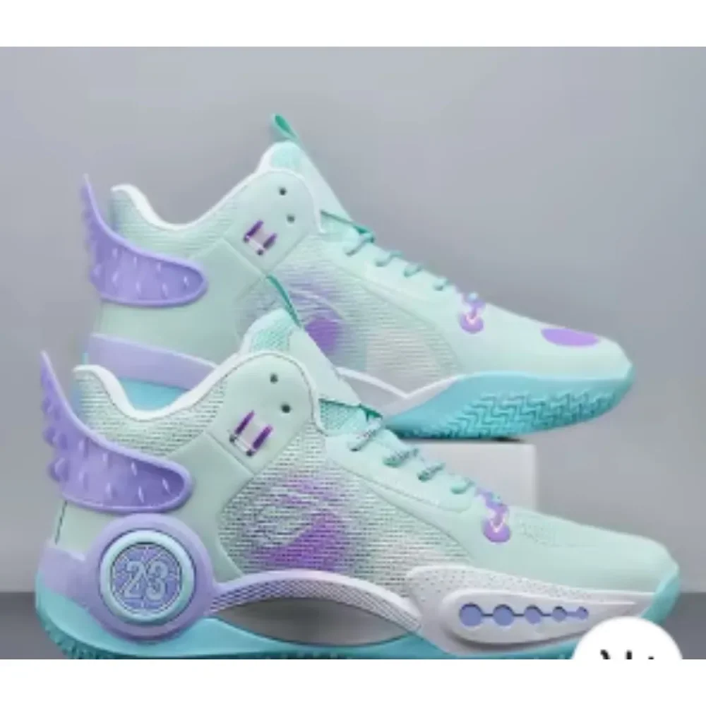 

2025 Brand Purple Men‘s Basketball Shoes Platform High-Top Sports Sneakers Women Court Non-Slip Trainers Basketball Sneakers Men