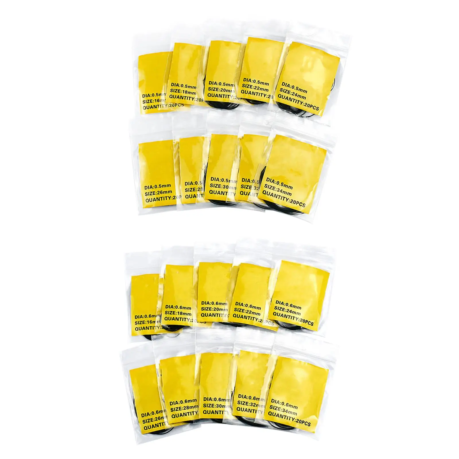 200x Watch Back Case Gasket Replacement Waterproof Professional Seal Washers