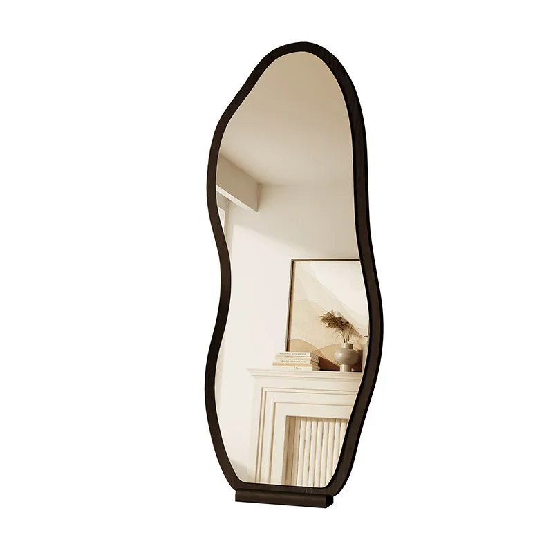 Medieval full-body mirror floor-to-ceiling household full-length wall-hanging special-shaped mirror girls bedroom view 5