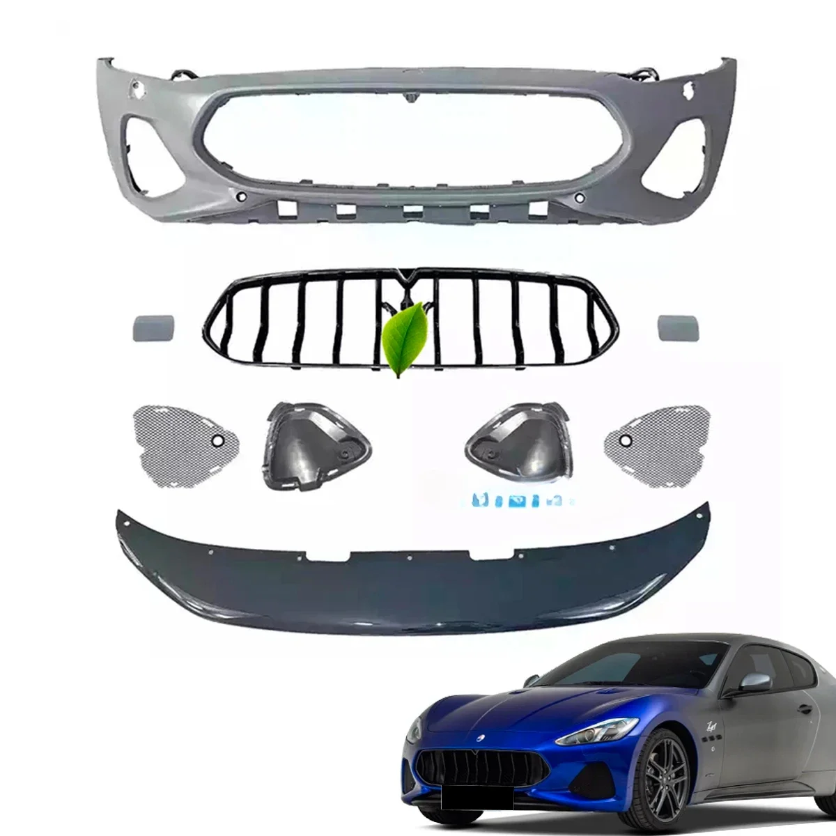 

Auto Accessories Body Kits Front Bumper For Maserati Gran Turismo GT Upgrade ZEDA Front Bumper Grille