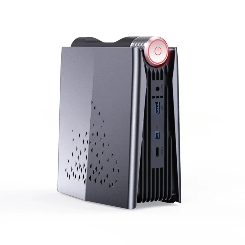 2023 New AM08 PRO Gaming MINI PC Computer Ryze n 9 6900HX DDR5*2 4800Mhz 32G/64G 512G 1TB M.2 2280 NVME/ NGFF Stand Up Mini PC