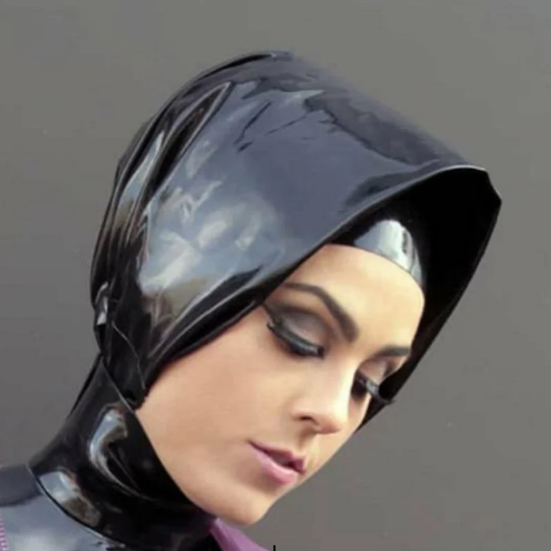 Latex Hats Hood Hijab Handmade Head Dress Nun Head scarf Customized Neckline