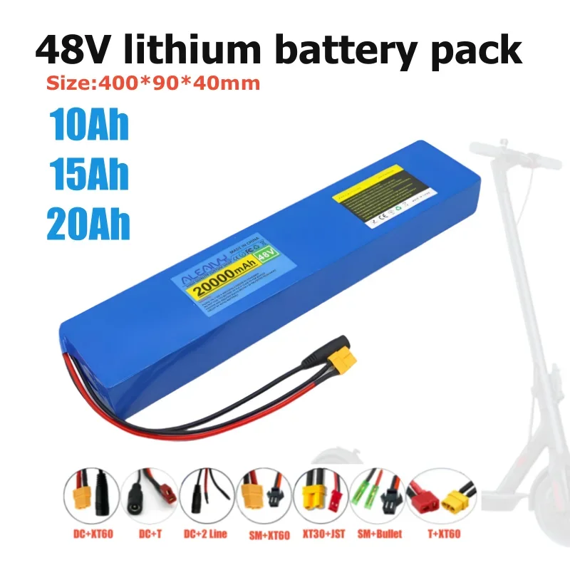 

48V 15000mAh 20Ah 13S4P 18650 lithium battery pack with BMS suitable for Kugoo M4/M4 Pro/Max Speed to replace built-in batteries