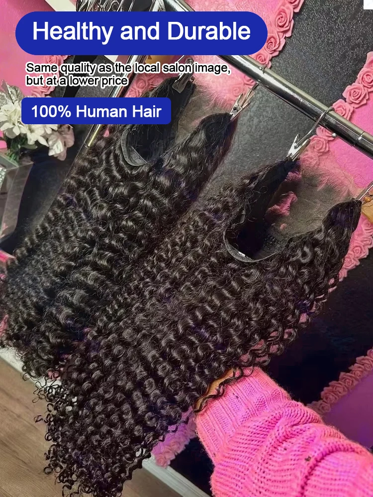 300% High Density Long Deep Wave Lace Frontal Wigs for Women Glueless Wet and Wave Lace Frontal Wigs Pre Plucked With Baby Hair Bleached Knot Vietnamese Jerry Bouncy Curly Wigs Female 40 42 Inch Transparent 13x6 HD Lace Front Wigs Human Hair