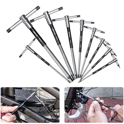 Brand New 2/2.5/3/4/5/6/8/10mm/T25 Torx Screwdriver T Type Hex Wrench Spanner T-shaped Hand Tool Extended T-Socket Wrench 3-Way