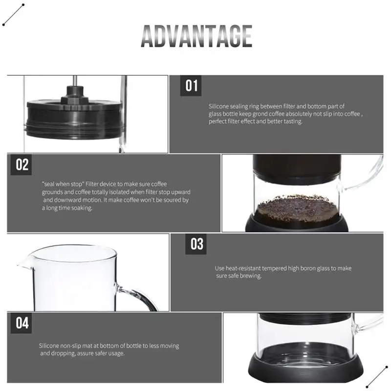 1L Coffee Maker Moka Pot Moka Cafeteira Latte Stove Tea Maker Classic Barista Coffee Accessories