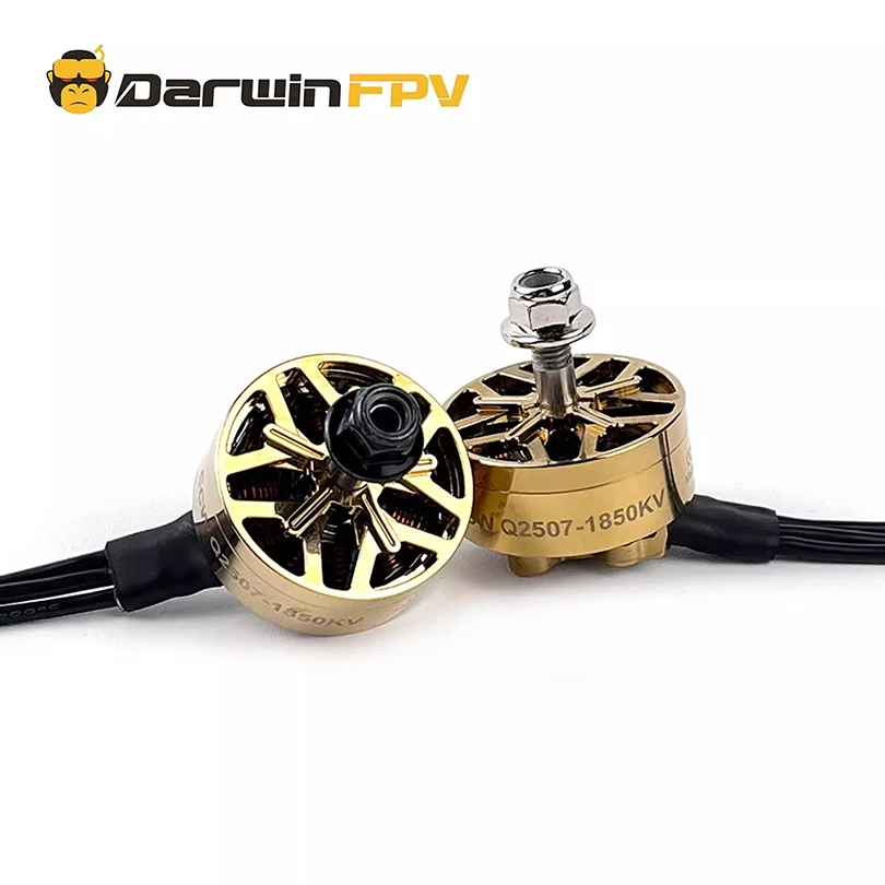 4PCS DarwinFPV 2507 1850KV Brushless Motor 12N14P 4mm Shaft 3-6S FPV Racing Drone RC Quadcopter Parts