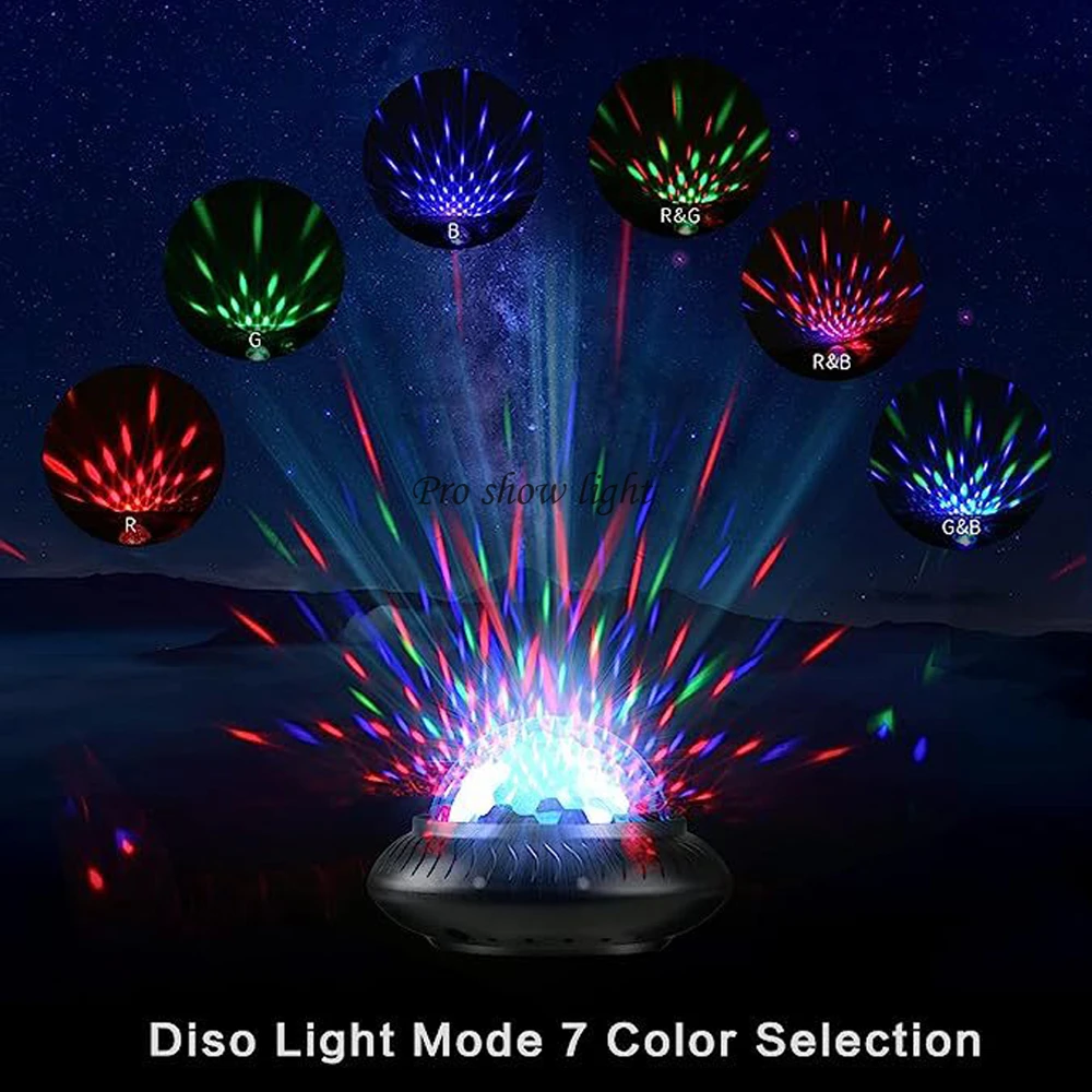 Mini Disco Party Lights LED Night Light Rechargeable Battery Powered LED Magic Ball Light Colorful Disco Ball for Christmas DJ