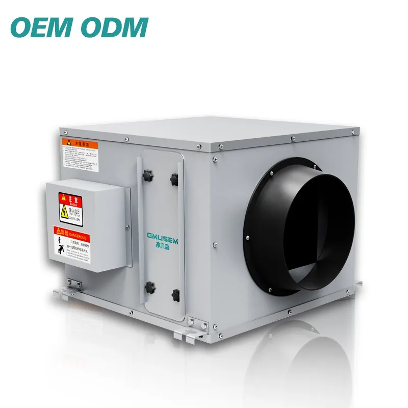 300CFM نظام التهوية الذكي المنزلي نظام الهواء النقي للمنزل الصامت داخلي Erv وحدة التعامل مع الهواء للتهوية