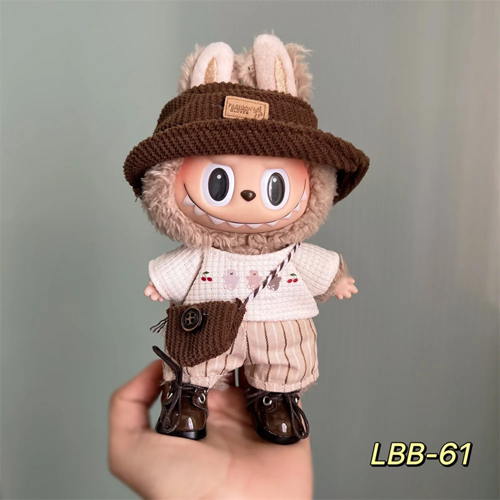 

Mini Doll'S Clothes Outfit Accessories 15-17cm Labubu Idol 10cn Cotton Doll Replacement Suit Clothing Gift