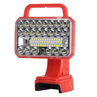 2000LM LED 18V Light for Milwaukee M18 Battery, 18W Work Light with USB, Outdoor/Job Use (Battery Not Included)