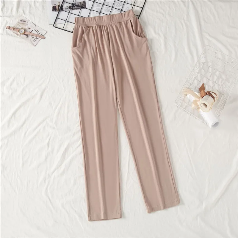 Ladies Pantalones New Cotton Sleep Pant For Women Autumn Winter Home Pants Casual Large Size Nightwear Pajamas Trousers M-3XL