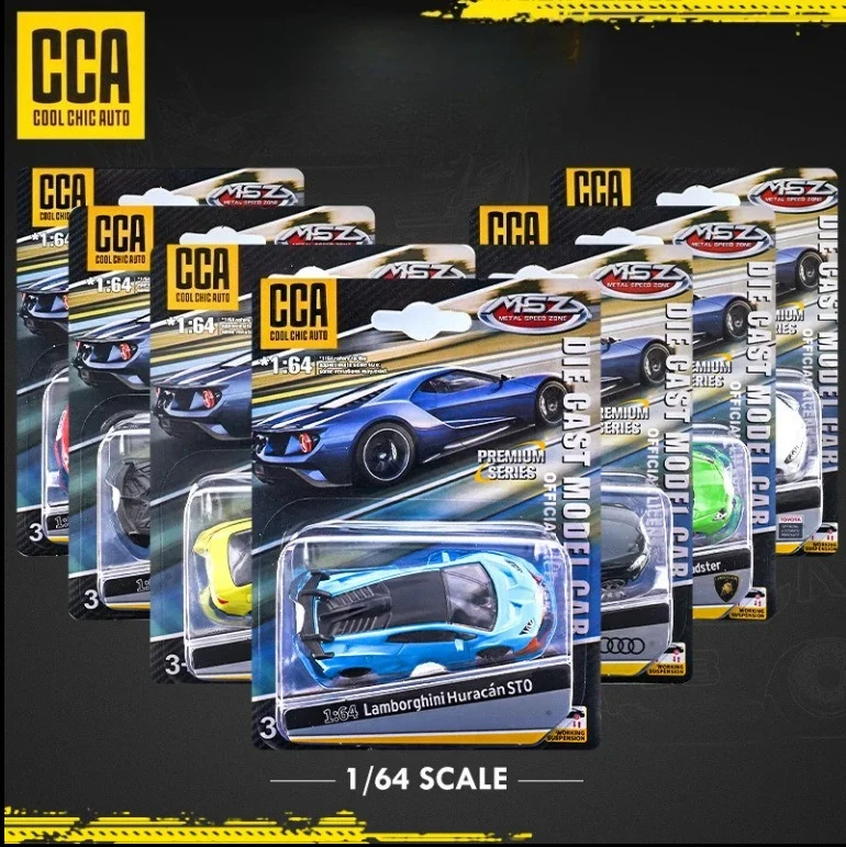 

CCA Color Amber 1:64 Alloy Simulation Car Model, Shock Pocket,Simulation Racing Toy for Kids, Perfect Birthday Gift for Friend