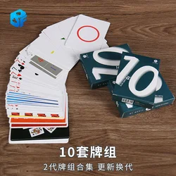 High quality 10 cards decks Magic Prop,Magic Accessories,Mentalism,Satge Magic Props,Magic Tricks,Gimmick