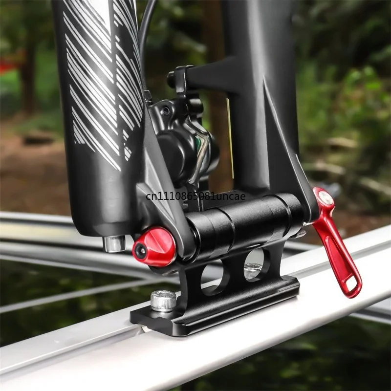 Quick Release Front Fork Bike Mount Bracket Car Rear Wheel Luggage Rack Fixing Holder Cycling Replacement Accessories view 4