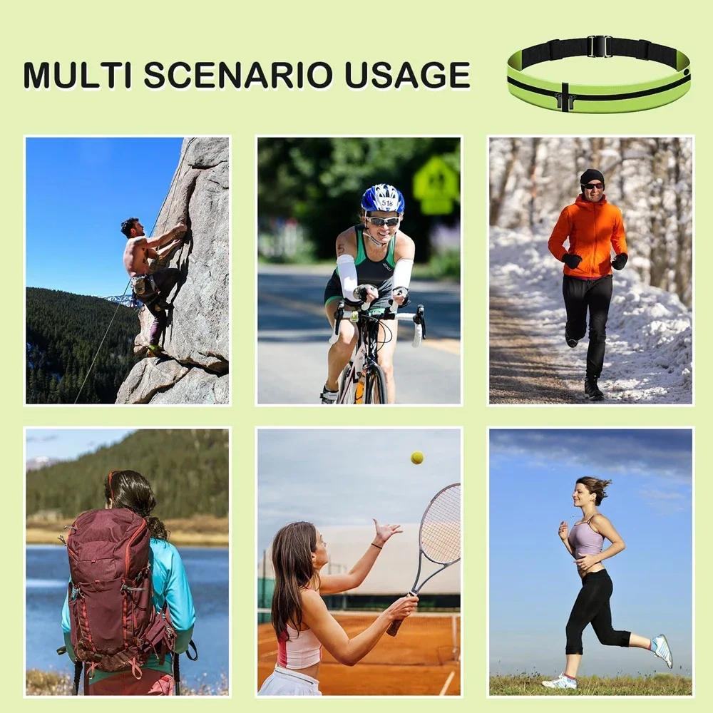 Sports Fancy Pack Running Storage Belt Women Men Phone Waist Band Jogging Pouch Waist  Phone Holder Hiking Belt Bag